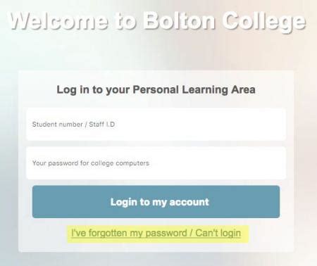 bolton moodle login